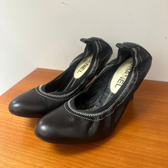 Chanel Stretch Kitten Heel - Picture 1 of 8